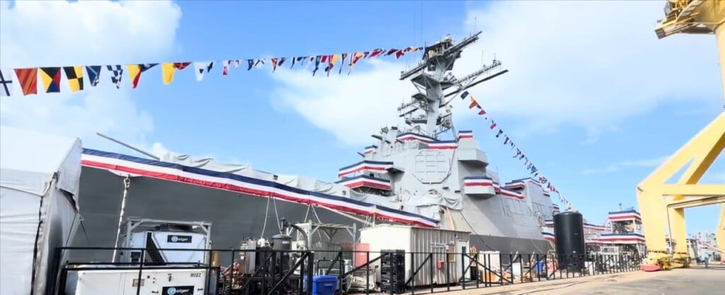 Ingalls Shipbuilding Prepares To Christen Future Uss George M. Neal