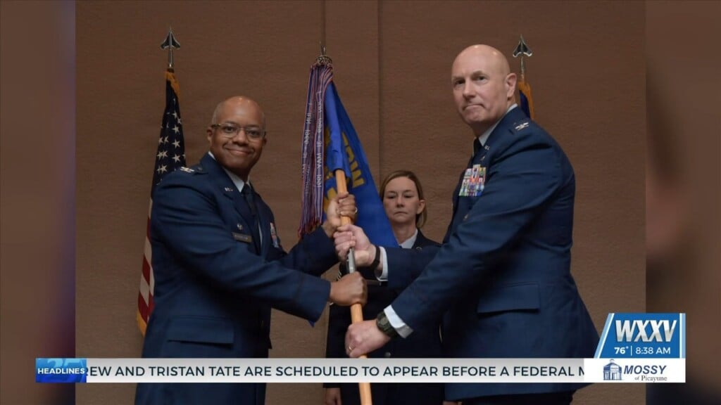 Keesler Air Force Base Holds Change Of Command Ceremony For 81st Mission Support Group