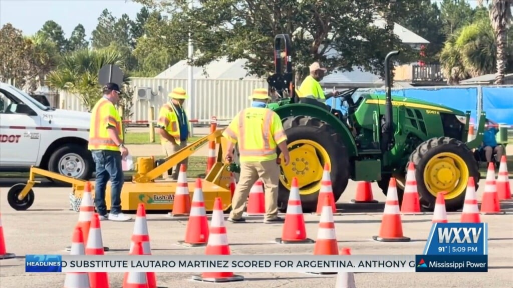 Mdot Roadeo Showcases Equipment Operators’ Skills In Gulfport