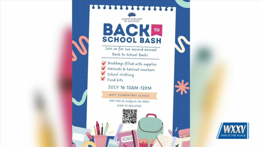 Junior Auxiliary Of Gulfport Hosting Back To School Bash
