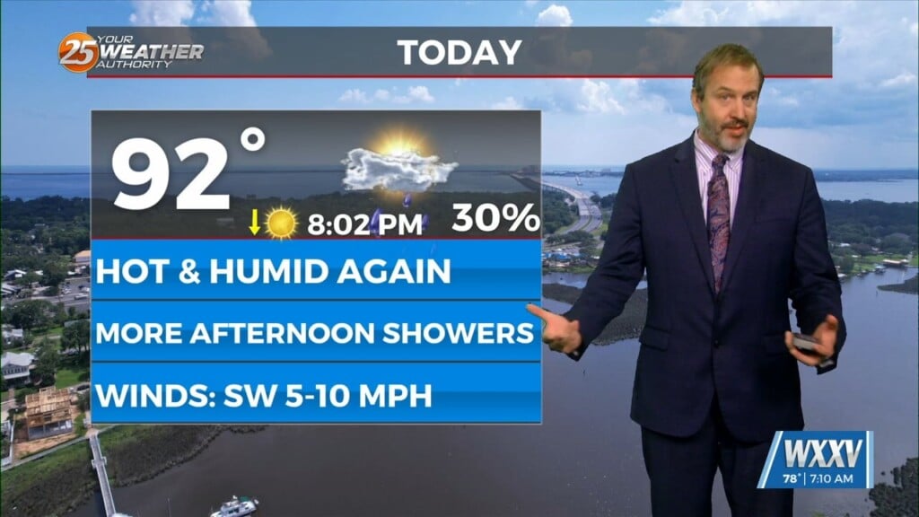 07/06 Ryan's "average Summer" Monday Morning Forecast