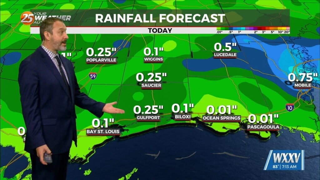 07/30 Ryan's "slightly Cooler & Wetter" Thursday Morning Forecast