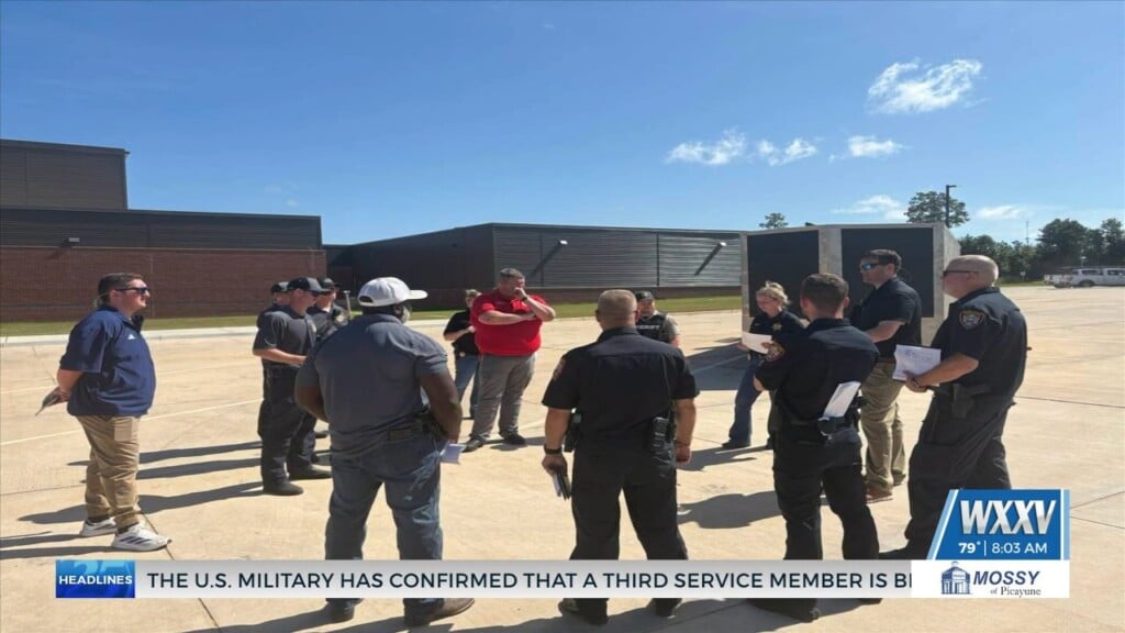 First Responders Review Safety Procedures At New Stone High Campus