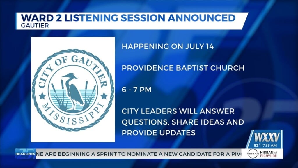 Listening Session For Gautier Ward 2 Residents