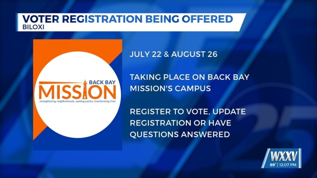 Back Bay Mission, Mississippi Votes Team Up To Offer Opportunity To Register To Vote