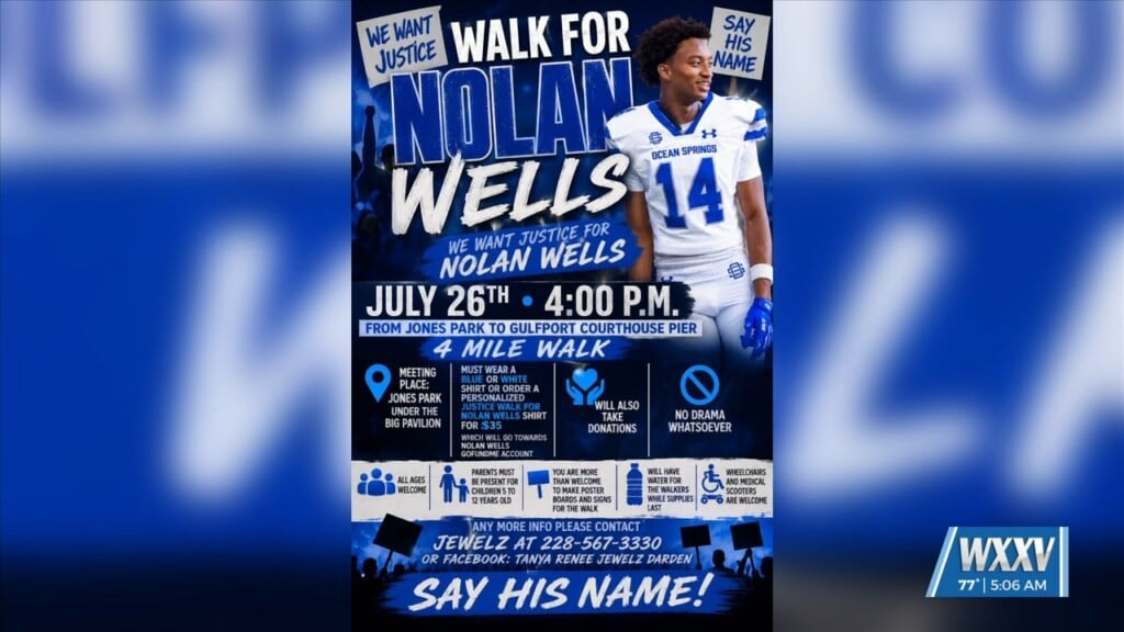 Walk For Nolan Wells Scheduled In Gulfport