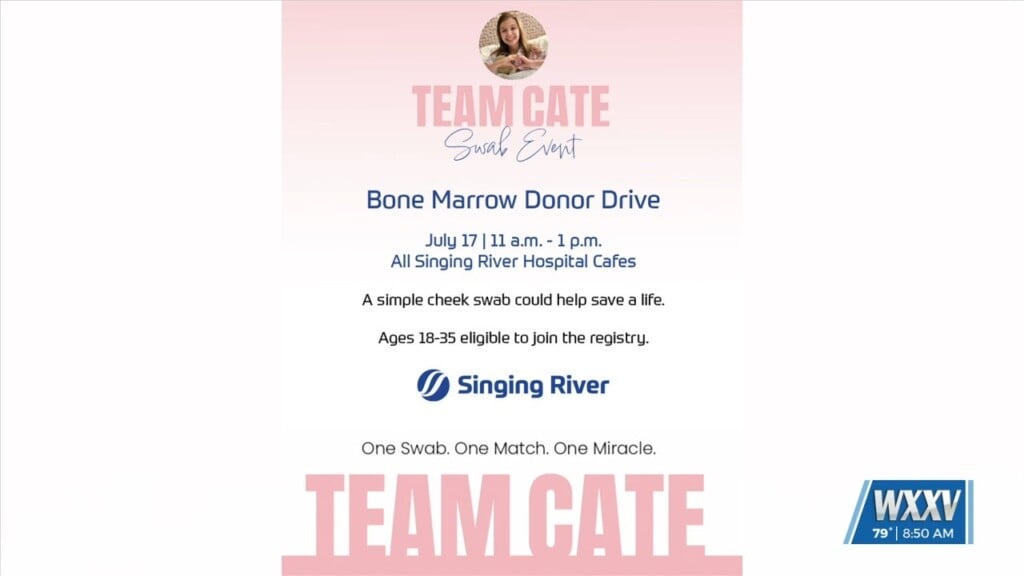 Singing River Health System Hosting Bone Marrow Donor Drive