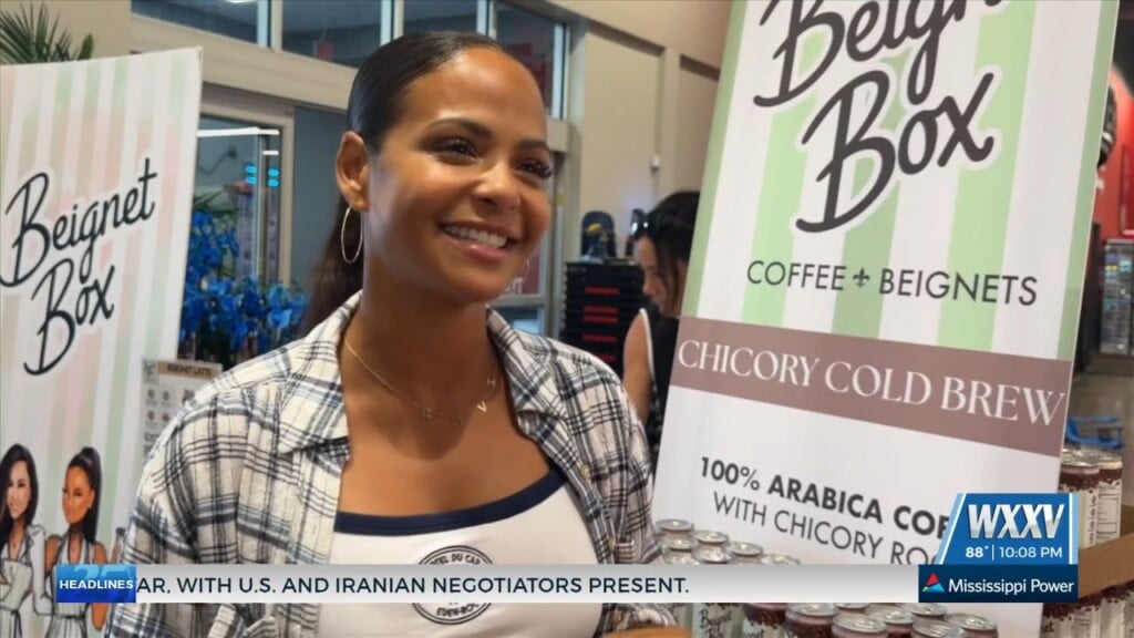 Singer, Actress Christina Milian Stops In Biloxi On Beignet Box Coffee Tour