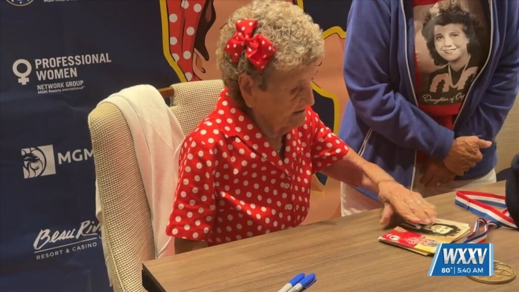 Original Rosie The Riveter Shares Her Story Of Service In Wwii At The Beau Rivage