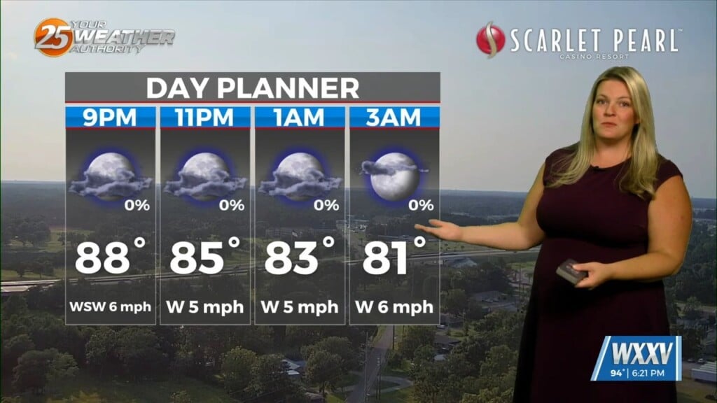 7/27 Sam Lucey's Monday Night Forecast