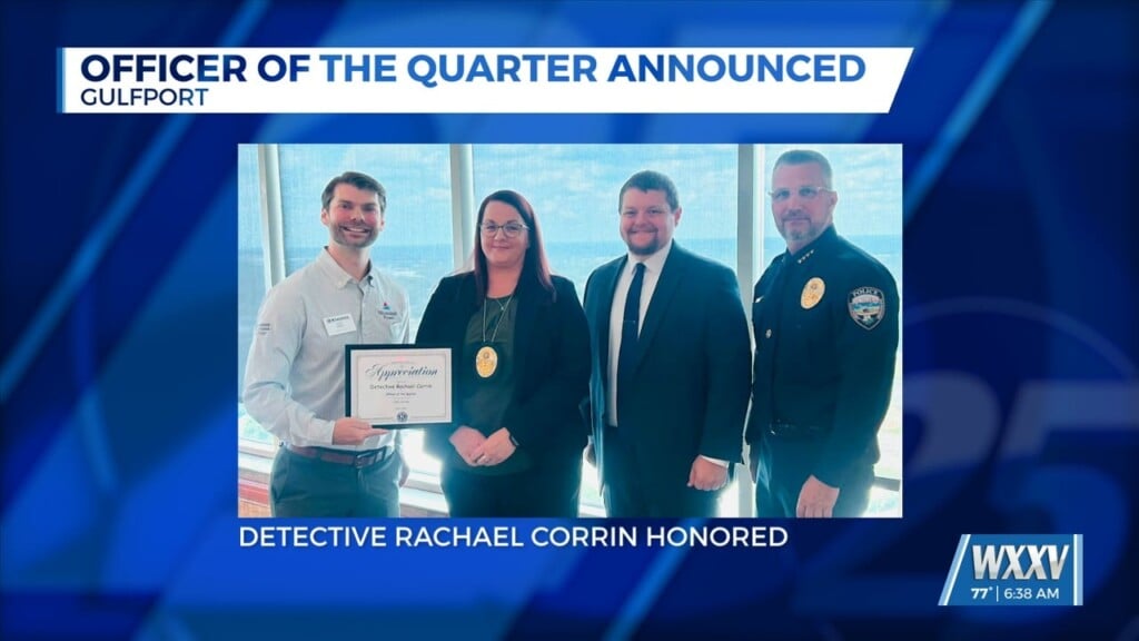 Gulfport Police Detective Named Kiwanis Officer Of The Quarter
