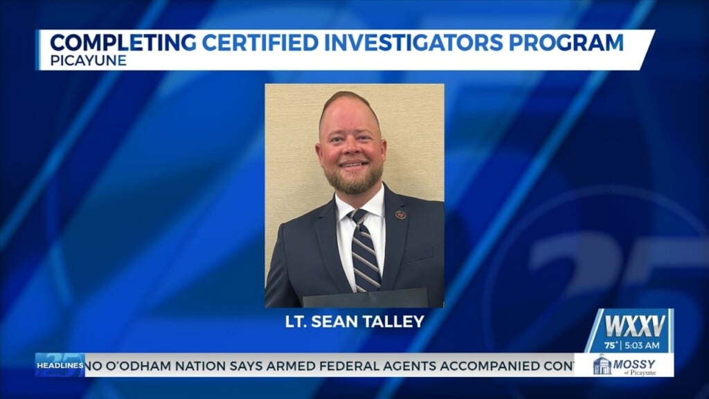 Picayune Police Lt. Completes Certified Investigators Program