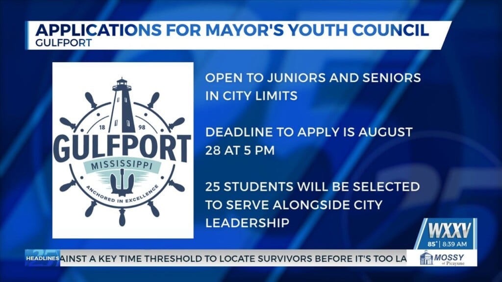 Applications Open For Gulfport Mayor Youth Council