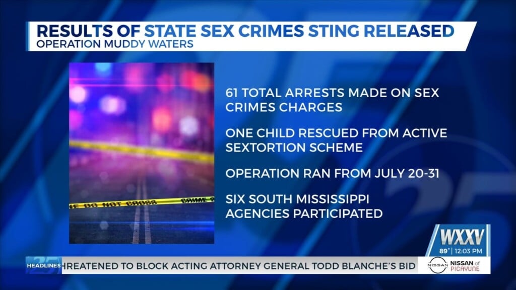 Operation Muddy Waters Leads To Arrests In Mississippi Child Predator Crackdown