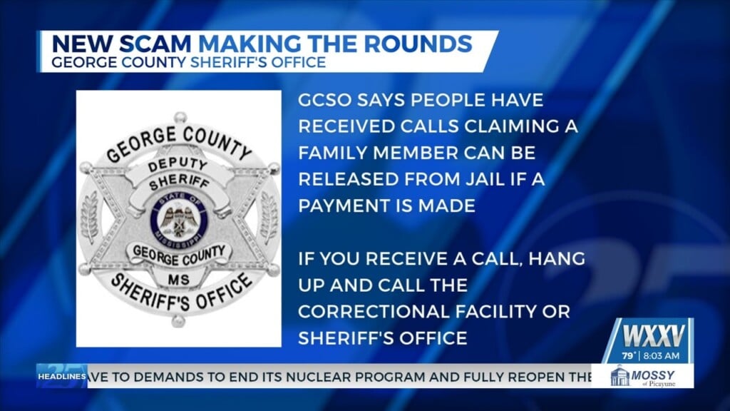 George County Sheriff’s Office Warns Residents Against Scam