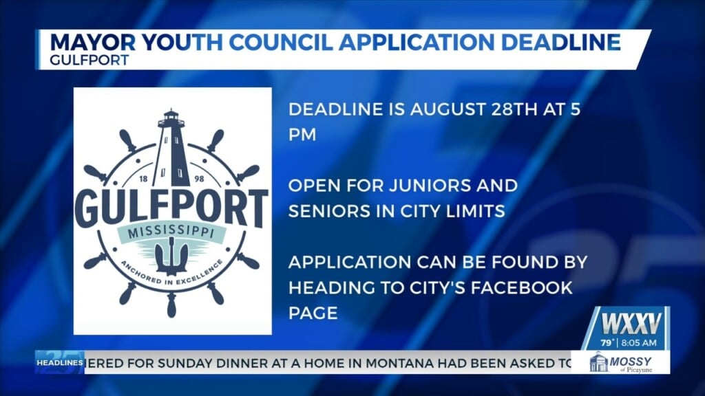 Deadline To Apply For Gulfport Mayor’s Youth Council Approaching