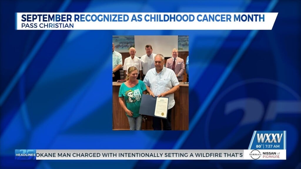 City Of Pass Christian Recognizes September As ‘national Childhood Cancer Month’
