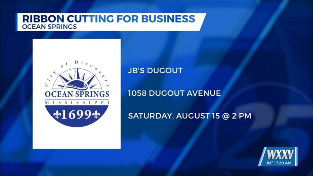 City Of Ocean Springs Hosting Ribbon Cutting For Jb’s Dugout