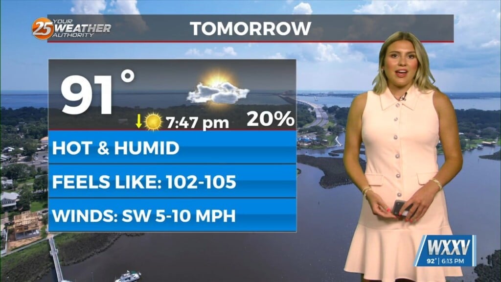 8/6 Brynne's Warm Thursday Night Forecast