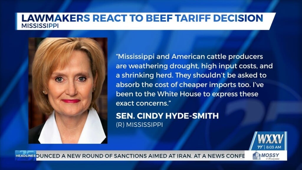 State Lawmakers React To Beef Tariff Decision