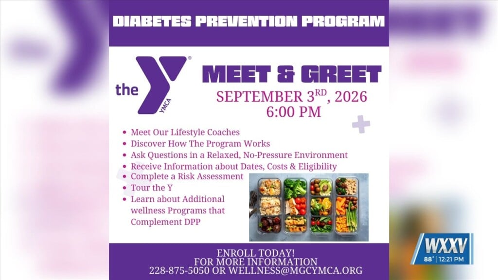 Ms Gulf Coast Ymca Offering Diabetes Prevention Program