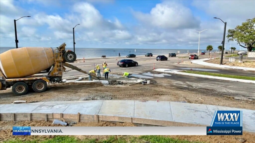 Construction Continues On Popp’s Ferry Connector Road Project