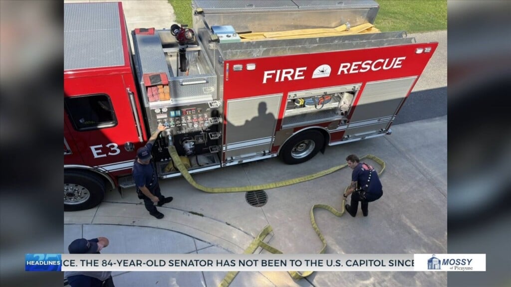 Ocean Springs Firefighters Train For Car Fire Scenarios