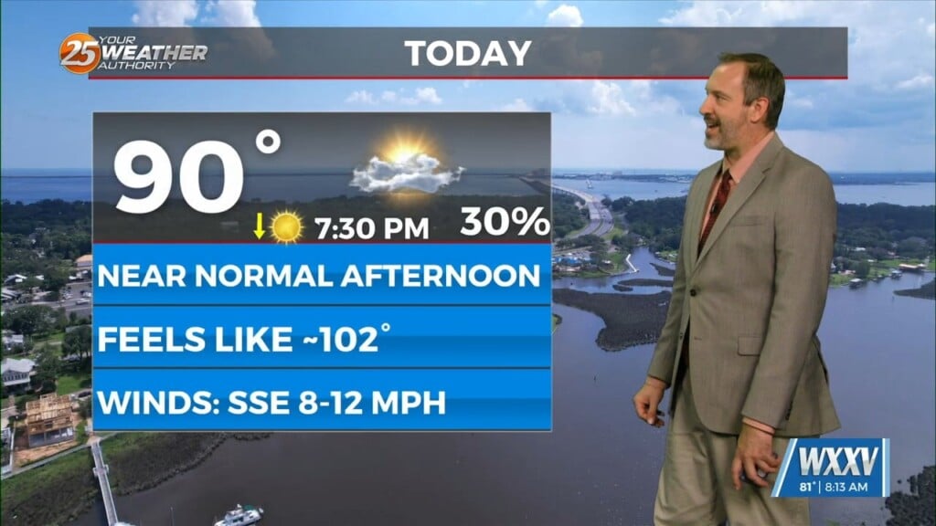 09/01 Ryan's "back To Normal" Tuesday Morning Forecast