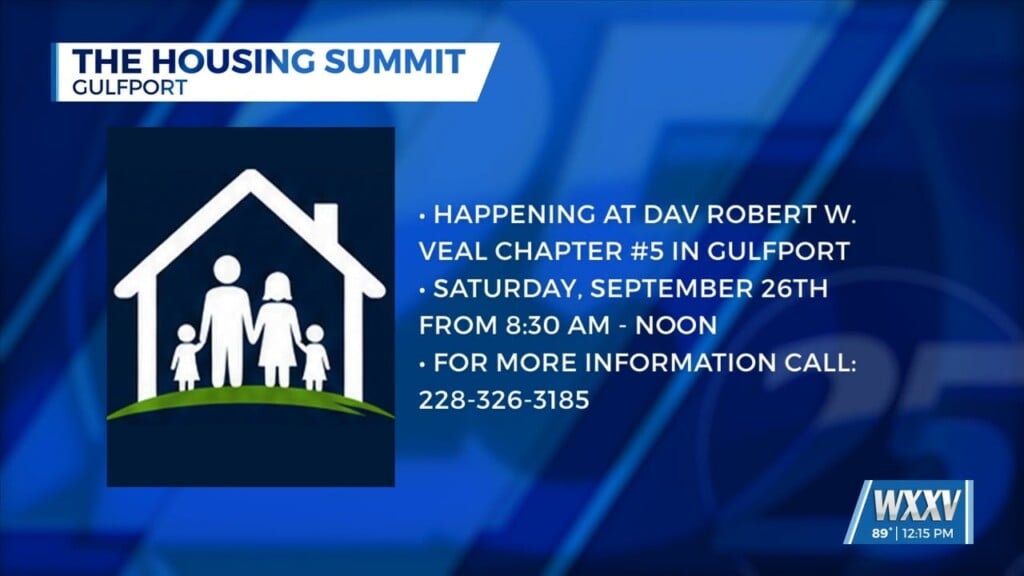 Housing Summit Taking Place In Gulfport This Month