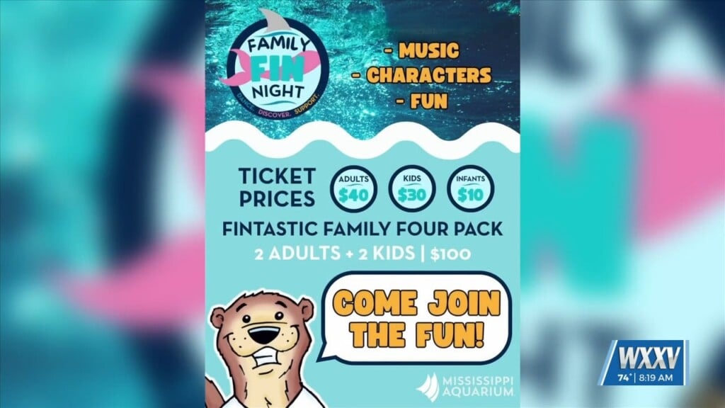Mississippi Aquarium Holding Family Fin Night