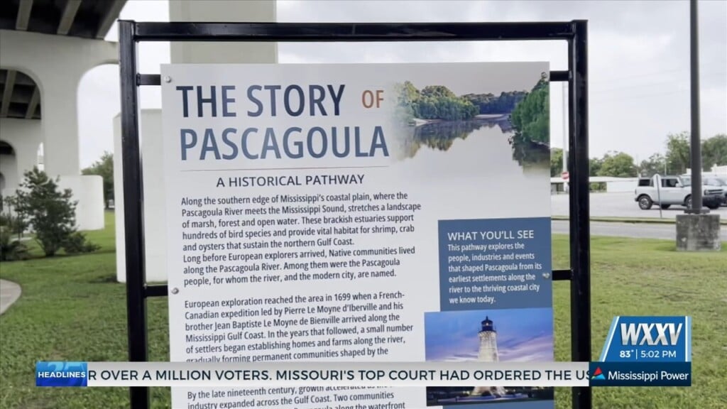 New Pathway Highlighting Pascagoula’s History Unveiled At Lighthouse Park