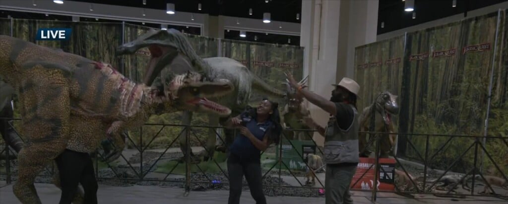 Wxxv News 25’s Asia Ellis Takes On Jurassic Quest