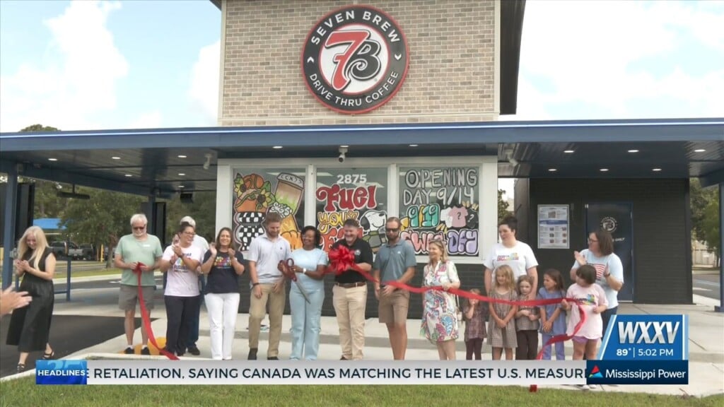 7 Brew Cuts The Ribbon On Ocean Springs Location Ahead Of Grand Opening Next Week