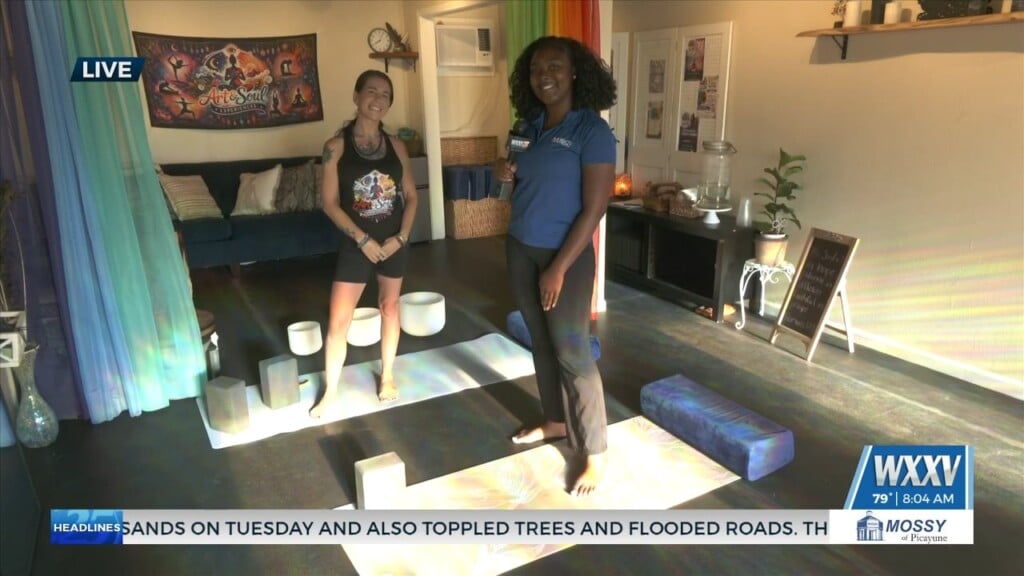 Wxxv News 25’s Asia Ellis Brings Us To New Yoga Studio In Gulfport