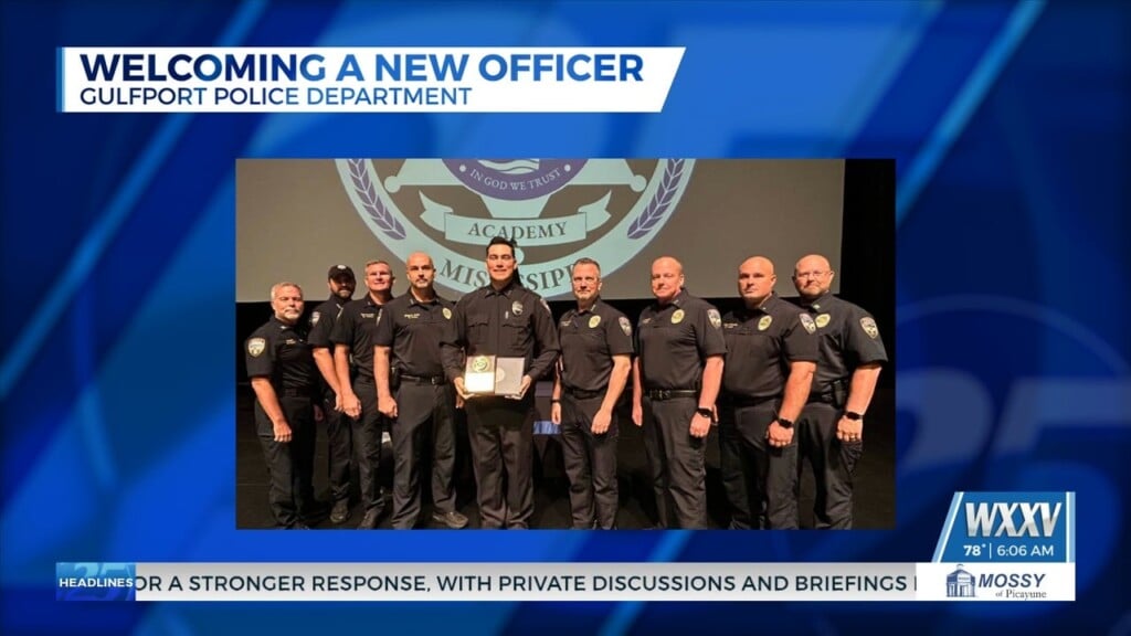 Gulfport Police Department Welcomes New Officer