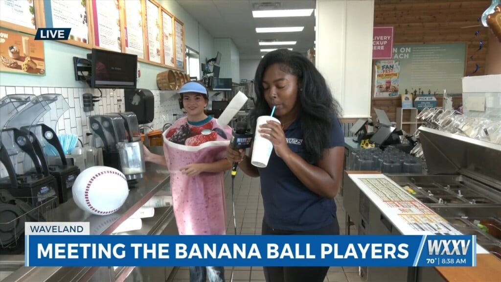 Wxxv News 25's Asia Ellis Live At Tropical Smoothie Cafe