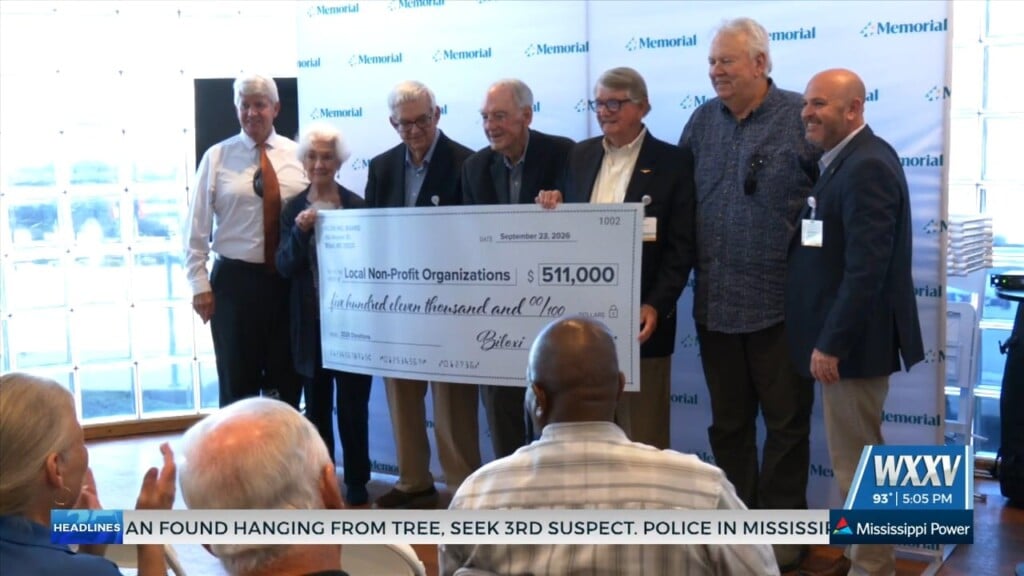 Memorial Hospital Biloxi Board Makes Charitable Donation To Local Nonprofits