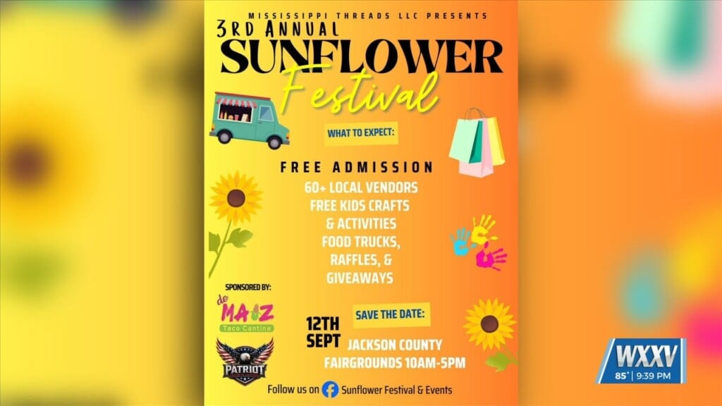 Third Annual Sunflower Festival Returns To The Jackson County Fairgrounds