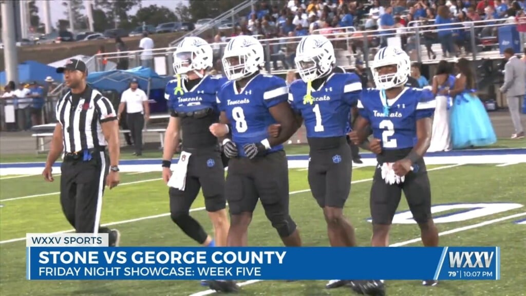 Stone Wins On New Tomcat Football Field Against George County 34 21
