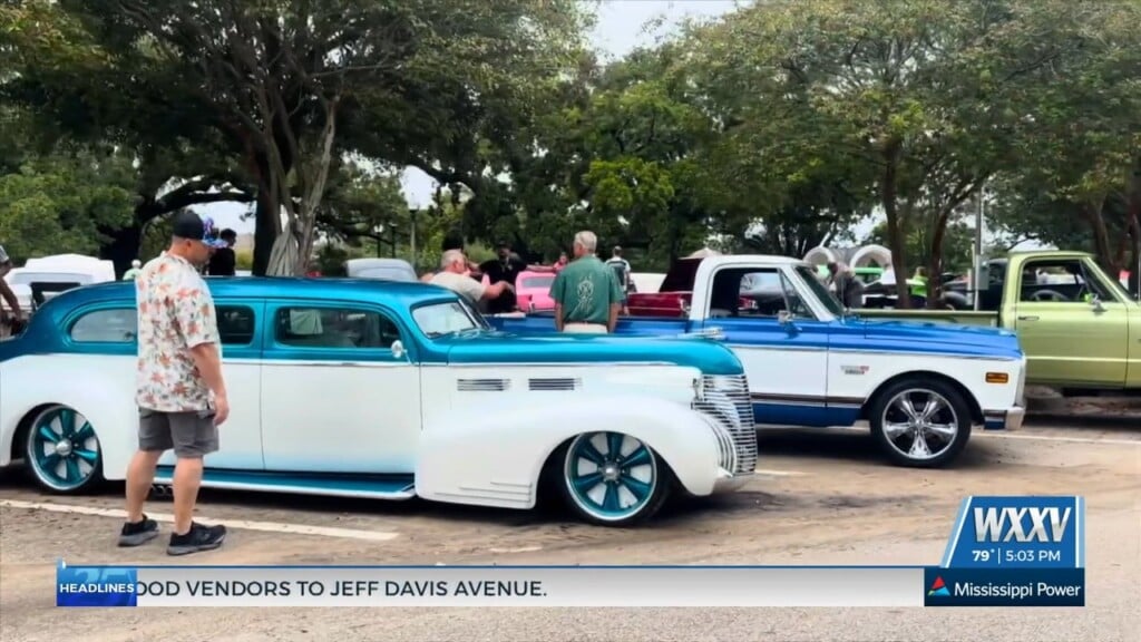 Cruisers Roll Through Long Beach For Show And Shine Car Show