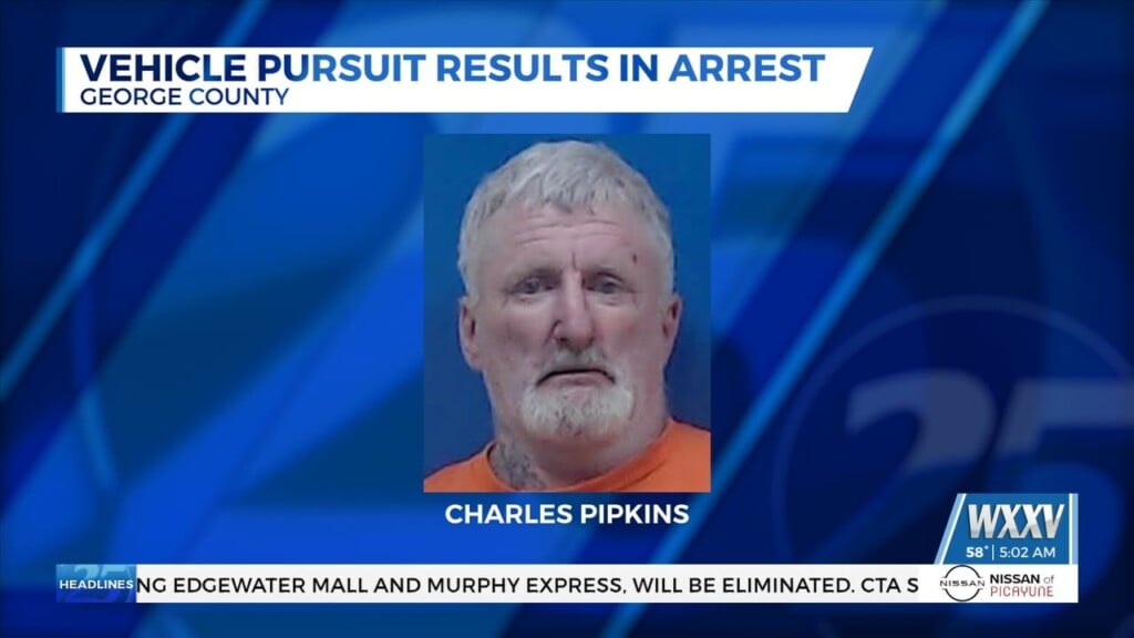 Vehicle Pursuit In George County Results In Arrest