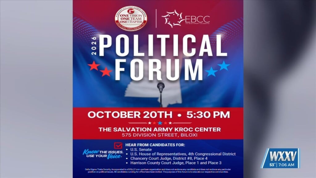 Political Forum Offers South Mississippi Voters Chance To Hear From Candidates