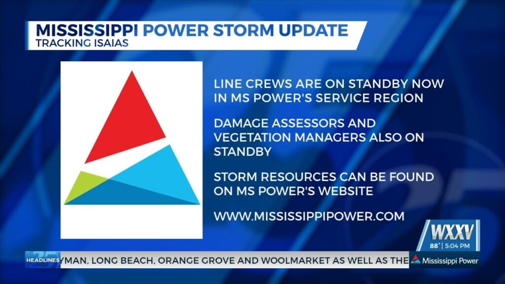 Mississippi Power Shares Update On Storm Preparations
