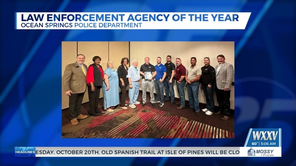 Ocean Springs Police Department Honored At Crime Stoppers Conference