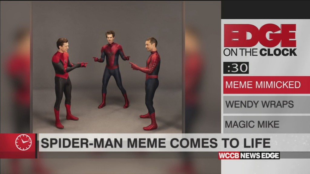Edge On The Clock: Spiderman Meme Comes To Life To Promote New Movie