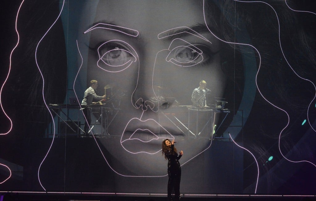 Singer Lorde Performs At The Brit Awards, Celebrating British Pop Music, At The O2 Arena In London