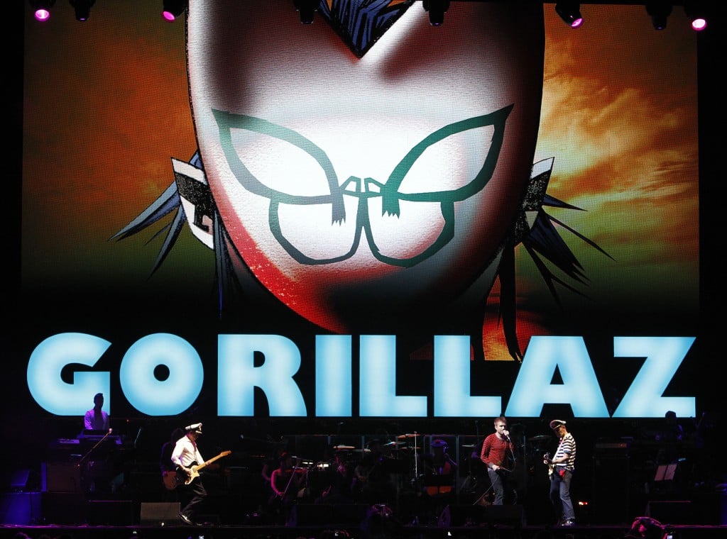 The "gorillaz" Perform At The Coachella Music Festival In Indio