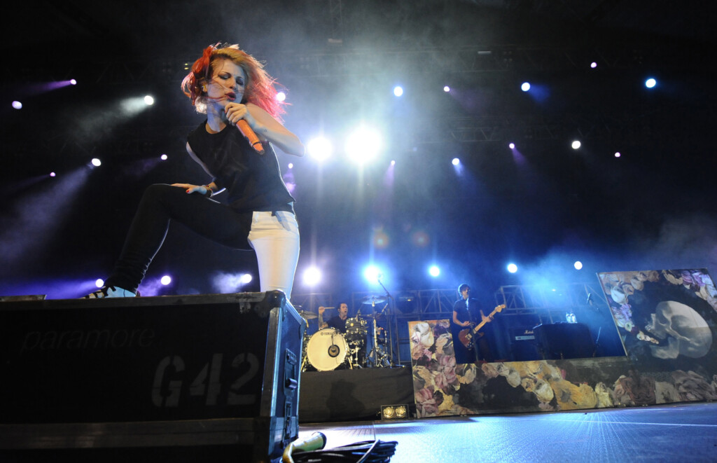 Hayley Williams Of Paramore Performs At The Singapore Indoor Stadium