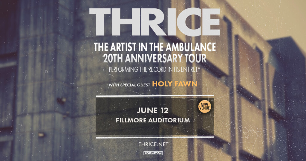 Static Social Facebookpr 1200x630 Thrice 2023 Regional Fillmoreauditorium 0612 V2