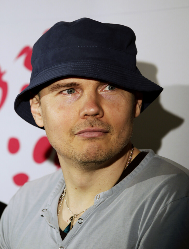 Billy Corgan, Lead Singer Of The Smashing Pumpkins, Attends A News Conference In Mexico City